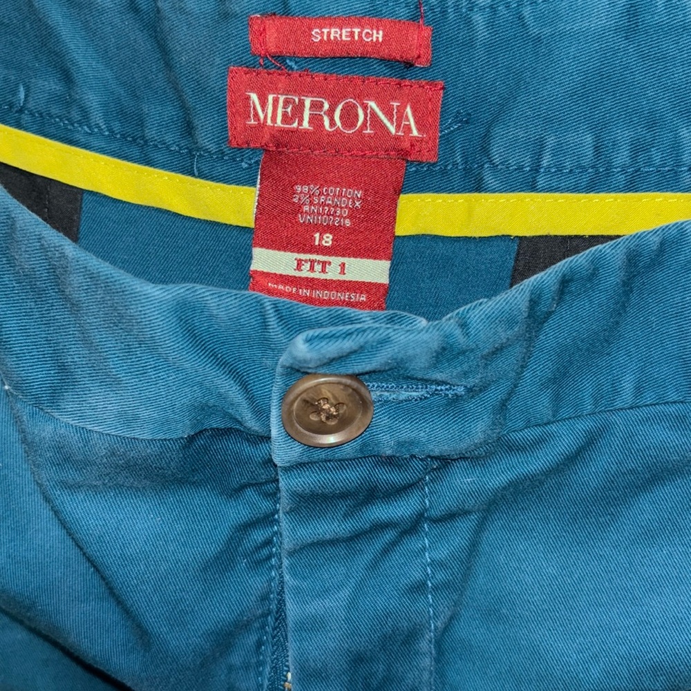 Turquoise Stretch Merona  Pants/ Slacks
